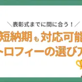 短納期も可能！表彰式で使うおすすめのトロフィーの選び方