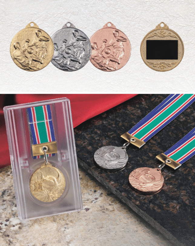 表彰メダル 45mm コンパクトメダル 参加賞 記念品 金銀銅 ダイキャスト製 ケース対応 名入れ対応