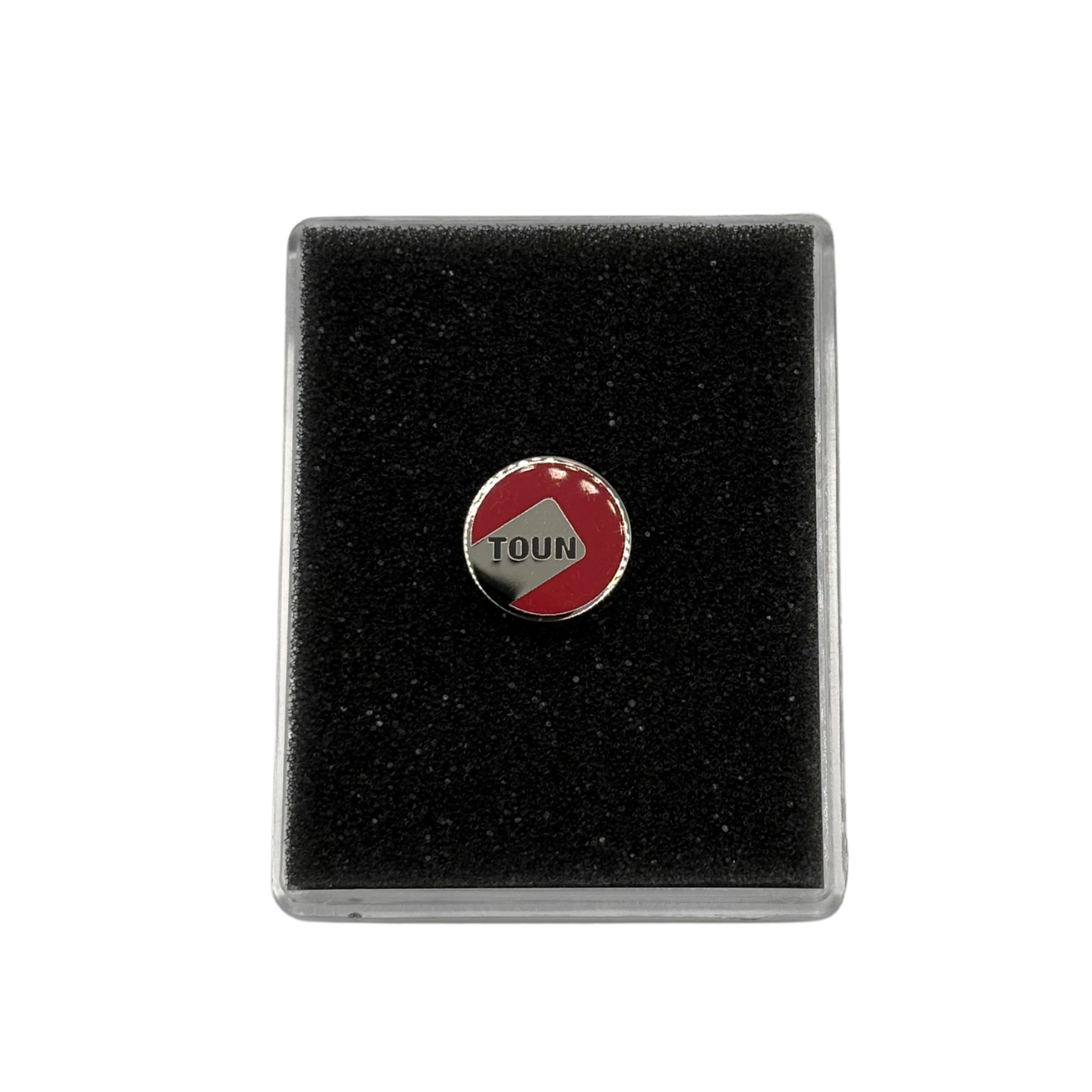 ワンマークバッジ™によるオリジナル社章製作事例（研ぎエポ2色・企業ロゴバッジ）